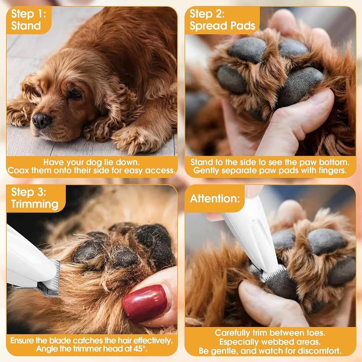 Rechargeable Cat and Dog Grooming Scissors