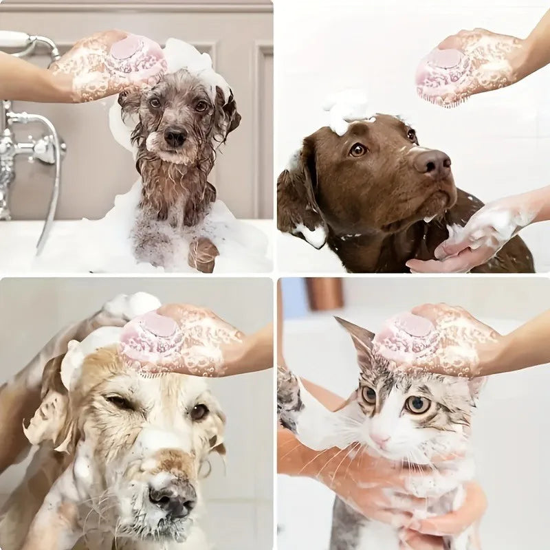 Pet Grooming Bath Tool, Durable for Deshedding. 8.5cm, Silicone, for Salon Use, Time Saver