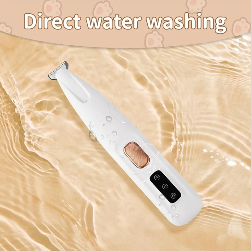 Electric Pet Grooming Scissors, Quiet and Gentle Operation, Cordless Dog and Cat Hair Trimmer