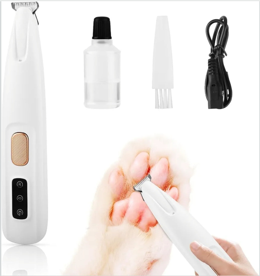 Electric Pet Grooming Scissors, Quiet and Gentle Operation, Cordless Dog and Cat Hair Trimmer